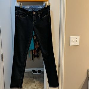 GAP always skinny dark denim size 6